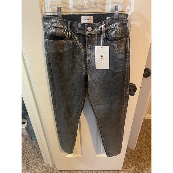 Retail $268 NWT Frame Le High Skinny Crop, women's jeans size 27 - Picture 8 of 9